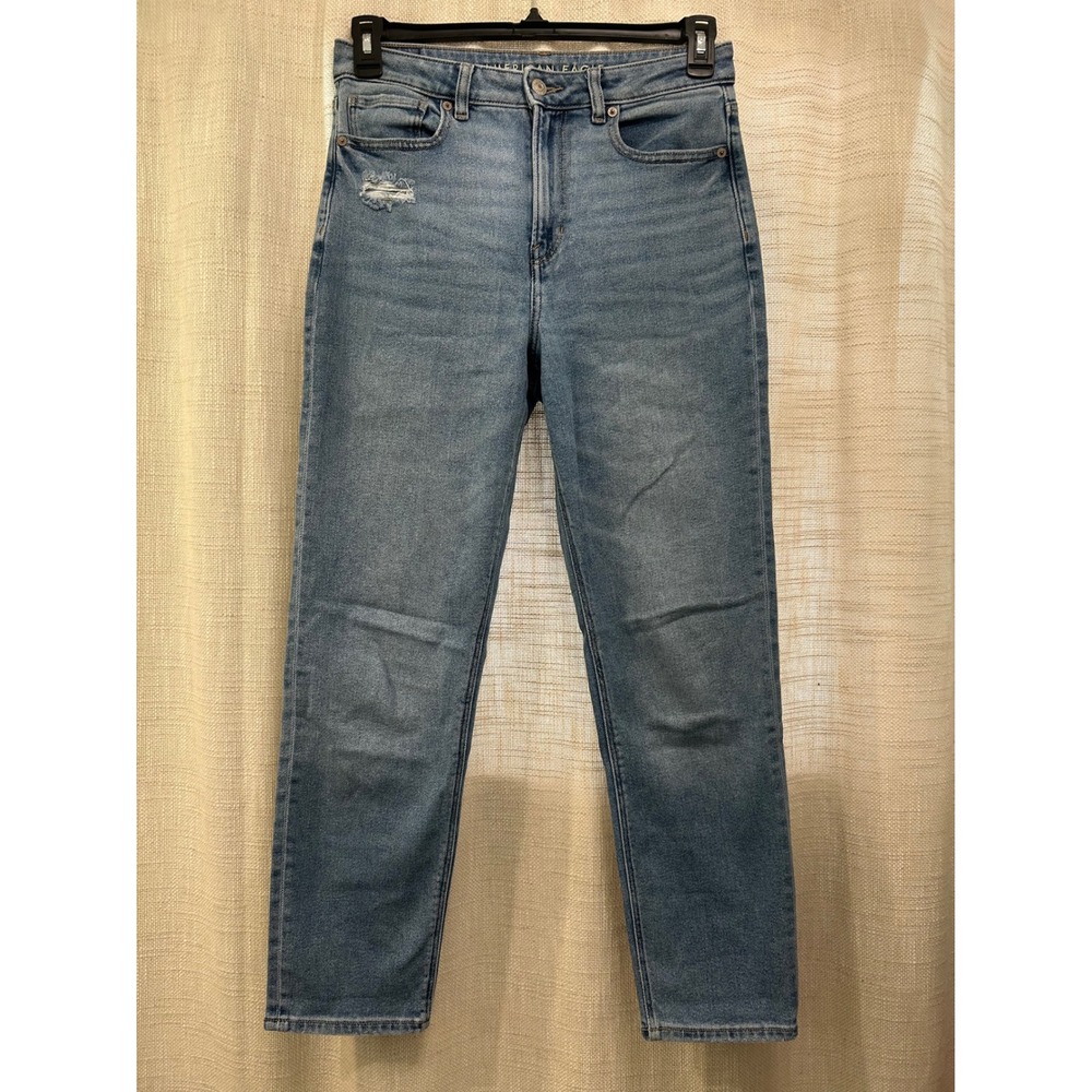 AE American Eagle Womens 6 Regular Mom Jean Denim Blue Jean